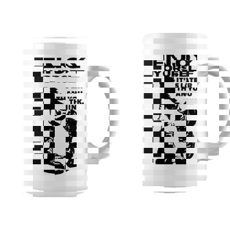 Skakaka Enjoy Yourself Its Later Than You Think 長袖tシャツ コーヒーマグ - Kawaiitshirt