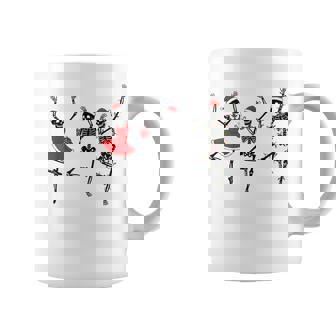 Skeletons Dancing Christmas Coffee Mug | Mazezy