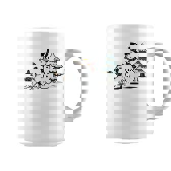 Snowman Chasing French Bulldog Christmas Coffee Mug | Seseable FR