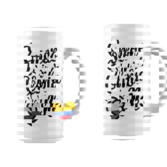 Someone In Colombia Loves Me Colombian Tank Top Coffee Mug | Mazezy