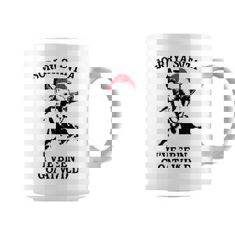 Sorry Santa I'Ve Been Goat Wild Graphic Print Coffee Mug - Monsterry
