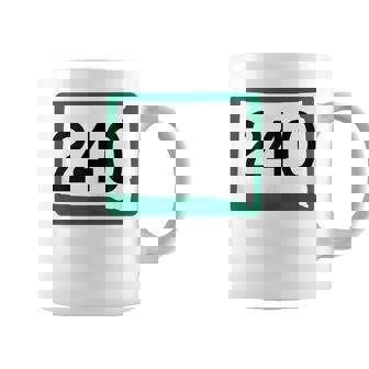 South Dakota Highway 240 Sign SD-240 State HWY Tank Top Coffee Mug | Mazezy