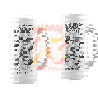 Spanish Spicy Farmers Market Pepper Picante Hecha De Fuego Tank Top Coffee Mug | Mazezy