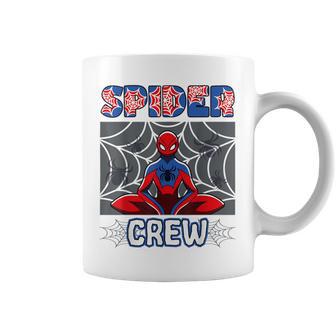 Spider Crew Spider Theme Birthday Party Family Matching Coffee Mug | Seseable UK