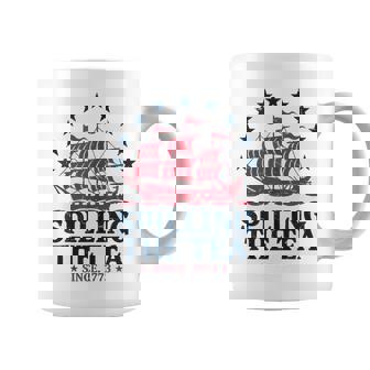 Spilling The Tea Since 1773 US History Teacher 4th Of July Tank Top Coffee Mug | Mazezy