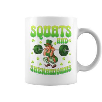 Squats And Shenanigans Fitness Workout St Patrick’S Day Coffee Mug - Thegiftio