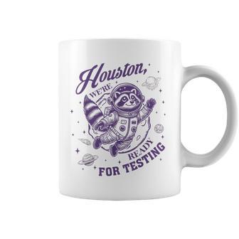 State Testing Teacher Life Racoon Teacher Test Day Coffee Mug - Thegiftio