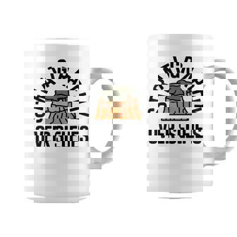 Stratigraphy Over Selfies Fossil Hunter Enthusiast Apparel Coffee Mug | Mazezy