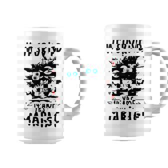 We Survived 14 Years Of Marriage Anniversary Humor Survival Coffee Mug | Mazezy