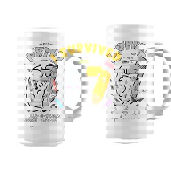 I Survived 67 Days Of Preschool Students Teachers 100th Days Coffee Mug | Mazezy