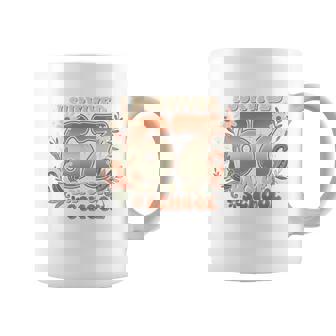 I Survived 67 Days Of School Six Seven Meme Boho Flowers Coffee Mug | Seseable CA