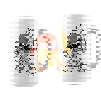 Table Tennis Bat With Beer Bottle Beer Plays Table Tennis Coffee Mug | Mazezy