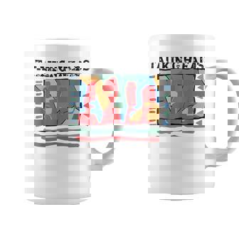 Talking Heads イエロー レトロ グラフィック コーヒーマグ - Kawaiitshirt