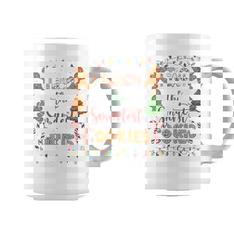 I Teach The Smartest Cookies Gingerbread Christmas Teacher Tri-Blend Coffee Mug | Mazezy