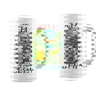 Telc Czechia Lion Beer Czech Republic Souvenir Coffee Mug | Mazezy