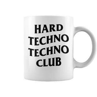 Tenue Deoirée De Rave Hard Techno Techno Club X Raver Impression Arrière Tasse - Cadeauxyz