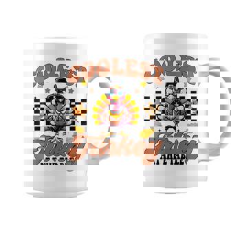 Thanksgiving Coolest Turkey At The Table Dinner Girl Toddler Coffee Mug | Mazezy