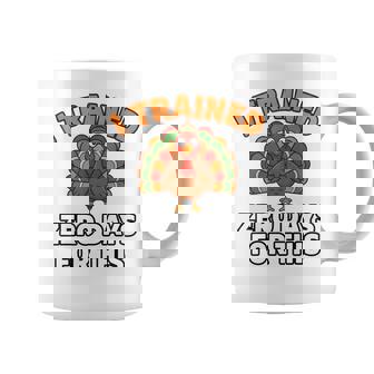 Thanksgiving Turkey Trot Running Zero Days Humor Coffee Mug | Mazezy