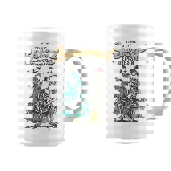 Tis The Seasonal Depression Christmas Santa Skeleton Pajama Coffee Mug | Mazezy