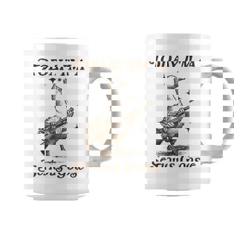 Today I'm A Serious Goose Cowboy Goose Coffee Mug | Seseable UK