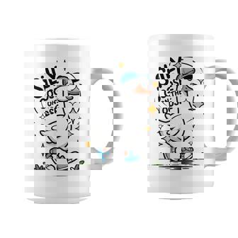 Toddler Boys Silly Goose On The Loose Pun Little Boy Coffee Mug - Thegiftio