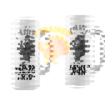 I Trained Zero Days For This Turkey Thanksgiving Fall Humor Coffee Mug | Mazezy