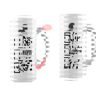Trendy 6-7 Meme Nice Naughty 67 Christmas Graphic Coffee Mug - Thegiftio
