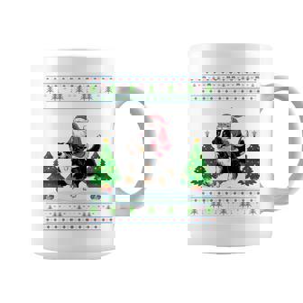 Ugly Xmas Tree Santa Riding Bernese Mountain Dog Christmas Coffee Mug | Mazezy