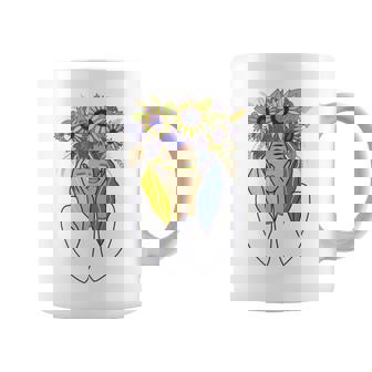 Ukraine Shirt Women Ukrainian Girl Sunflower Coffee Mug | Mazezy