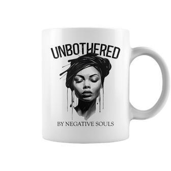 Unbothered By Negative Souls Black Queen Junenth Coffee Mug - Thegiftio