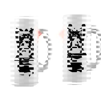 Unique Therian For Theta Delta Cat Lovers -Adult Therian Cat Grey Small Classic Fit Polyester 100 Short Sleeve Coffee Mug | Mazezy