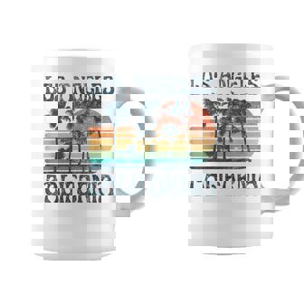 Vacances D'étéintage À Los Angeles En Californie Tasse - Cadeauxyz