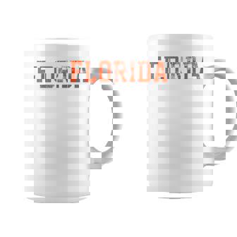 Vintage Florida Men Florida Women Retro Orange Blue Tank Top Coffee Mug | Mazezy