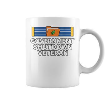 Vintage Government Shutdown Veteran Politics Humor Coffee Mug | Mazezy