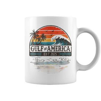 Vintage Gulf Of America Us American Flag Est 2025 Ee Coffee Mug - Monsterry