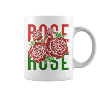 Vintage Inspired Botanical Flower Gardener Naturalist Rose Coffee Mug - Thegiftio