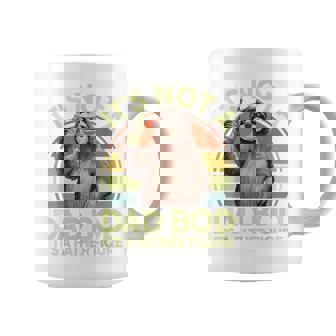 Vintage Its Not Dad Bod Father Figure Sloth Daddy Papa Coffee Mug - Monsterry