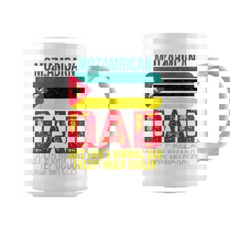 Vintage Mozambican Dad Mozambique Flag For Father's Day Coffee Mug | Mazezy
