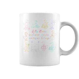 Vintage Silly Goose Inclusion Means Everyone Belongs Sped Coffee Mug | Mazezy