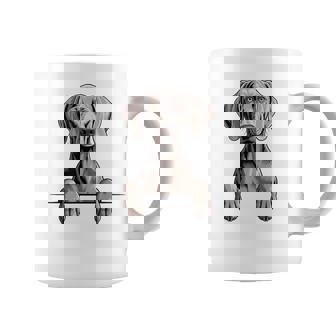 Weimaraner 面白い 覗き見ポケット 子犬 犬好き コーヒーマグ - Kawaiitshirt