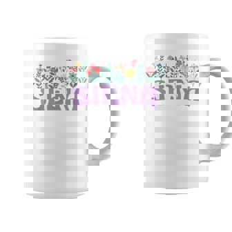 Wildflower Floraliena Nombre Día De La Madre Es Taza de café - Regaloses