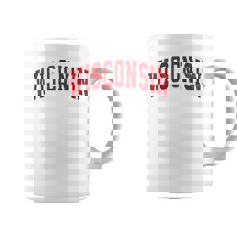 Wisconsin Wi Vintage Sports Red Boy Girl Coffee Mug - Thegiftio