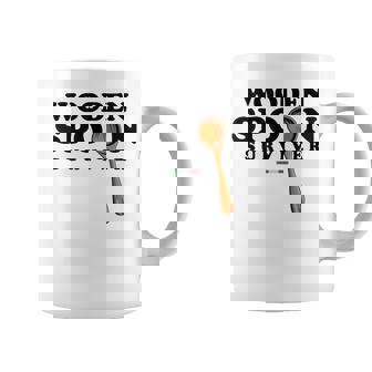 Wooden Spoon Survivor Italian Kitchen Humor Coffee Mug | Mazezy