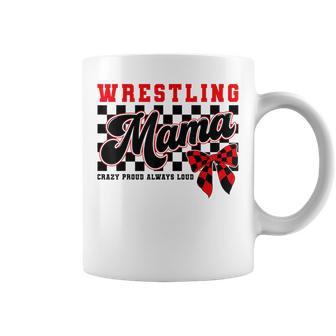 Wrestling Mom Mama Wrestle Wrestler Coffee Mug - Thegiftio UK