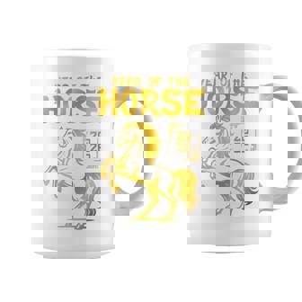 Year Of The Horse 2026 Chinese Typo Art Style China New Year Coffee Mug | Mazezy