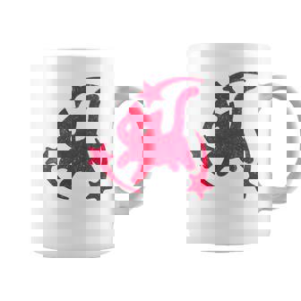 Yk2 Grunge Scary Cat With Shooting Stars 90s Nostalgia Coffee Mug | Mazezy