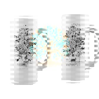 Yoga Teacher s Árbol De Laida Adulto Blanco Manga Corta Pequeño Taza de café - Regaloses