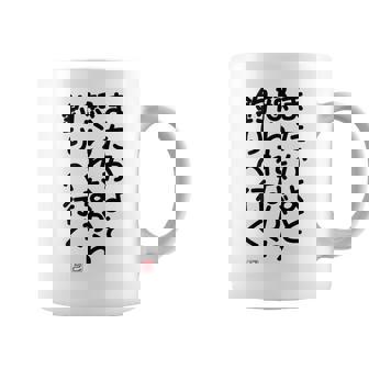 「またかよと怒られながら釣りへ行く」面白い 筆文字 ユーモア満点 背面に文字入りデザイン おもしろプリント コーヒーマグ - Kawaiitshirt