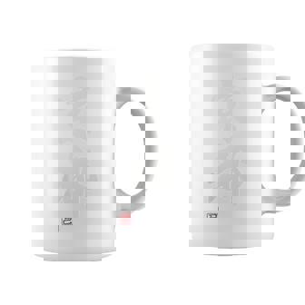 「京都」面白い 筆文字 ユーモア満点 背面に文字入りデザイン おもしろプリント コーヒーマグ - Kawaiitshirt