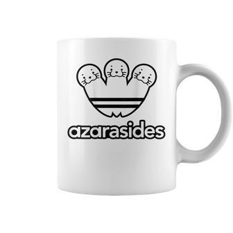 【バックプリント・背中側】アザラシデス Azarasides ゴマちゃん ブランド パロディ 面白 かわいい コーヒーマグ - Kawaiitshirt